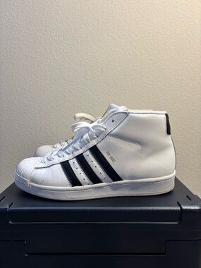 Women's Adidas White High-Top Sneakers